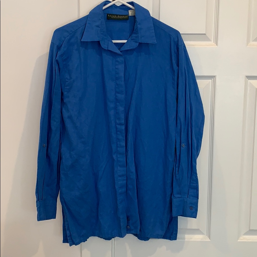 Bright Blue Button Down